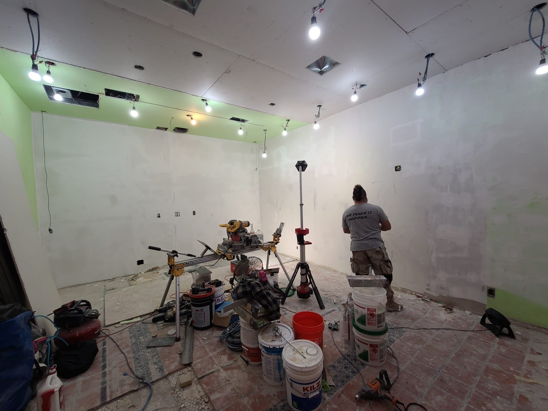 Commercial Space Buildout & Drywall Framing